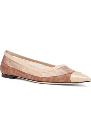 Fendi Colibri Pointed Toe Ballet Flat in at Nordstrom, Size 5Us