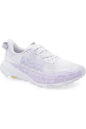 Hoka One One Speedgoat 6 Trail Running Shoe in Starlight Glow /Aster Flower at Nordstrom, Size 5