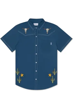 MAVRANS Western Weekend Short Sleeve Button-Up Shirt in at Nordstrom, Size X-Large