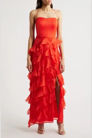 Hutch Ruffle Maxi Dress in at Nordstrom, Size 8