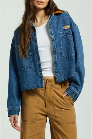 Brixton Utopia Denim Overshirt in at Nordstrom, Size X-Small