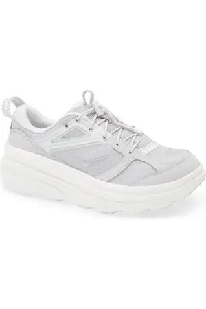 Hoka One One Gender Inclusive Bondi 9 Running Shoe in Cosmic Grey /White at Nordstrom, Size 5.5 Women