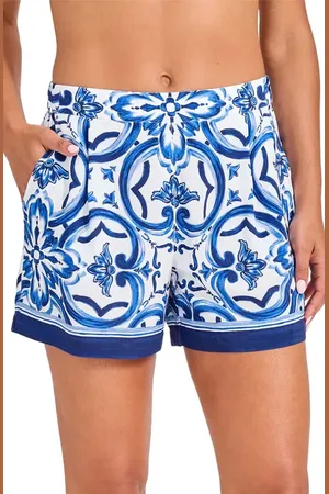 Tommy Bahama Terrazo Tile Cover-Up Shorts in at Nordstrom, Size Medium