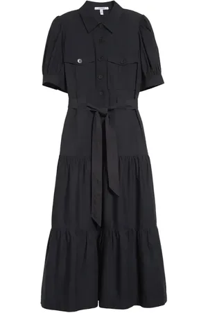 Derek Lam Buffy Short Sleeve Cotton Utility Dress in at Nordstrom