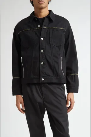UNDERCOVER Embroidered Tape Trucker Jacket in at Nordstrom, Size 2