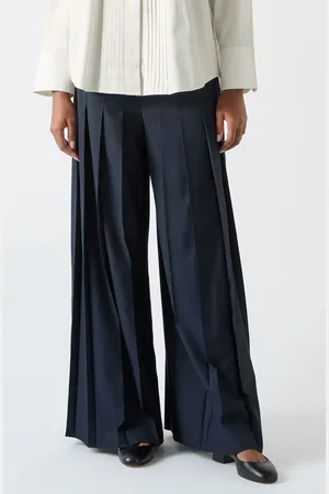 LK Bennett Colette Pleated Wide Leg Pants in at Nordstrom, Size 16 Us