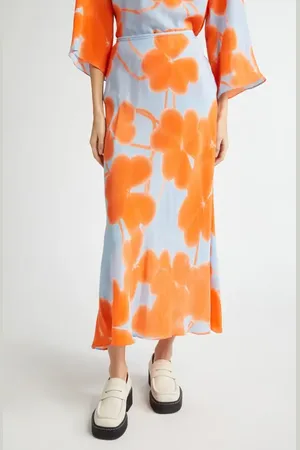 Marimekko Ekspressio Ketunleip?? Cupro Maxi Skirt in at Nordstrom, Size 10 Us