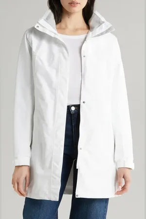 Helly Hansen Aden Waterproof Hooded Longline Rain Jacket in at Nordstrom, Size X-Small