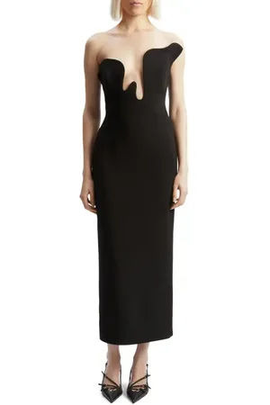 Bardot Rosalyn Strapless Midi Dress in at Nordstrom, Size 4
