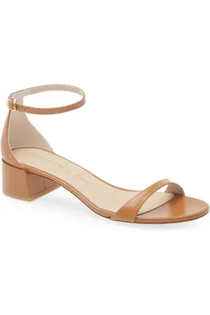 Stuart Weitzman Nudist Block Heel Sandal in at Nordstrom, Size 5