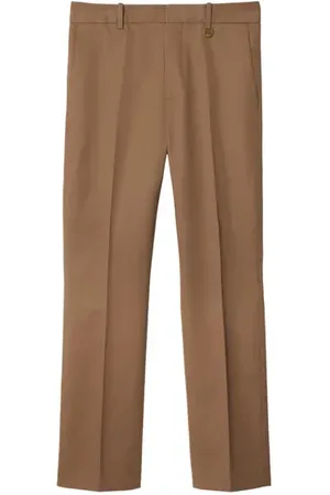 Burberry Gabardine Tailored Trousers in at Nordstrom, Size 8