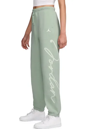Jordan Brooklyn Fleece Rhinestone Logo Sweatpants in at Nordstrom, Size X-Small