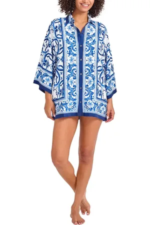 Tommy Bahama Terrazzo Tile Cover-Up Tunic in at Nordstrom, Size Medium