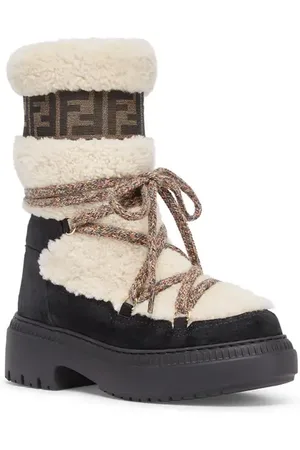 Fendi Apr??s Chic Genuine Shearling Boot in at Nordstrom, Size 7Us