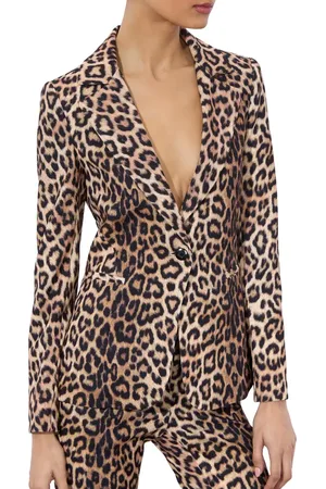 ALICE+OLIVIA Macey Fitted Notch Collar Blazer in at Nordstrom, Size 2