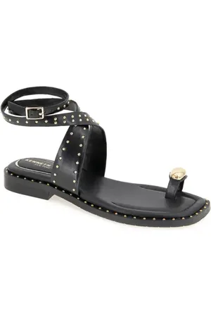 Kenneth Cole Ravenn Studded Wraparound Ankle Strap Sandal in at Nordstrom, Size 5