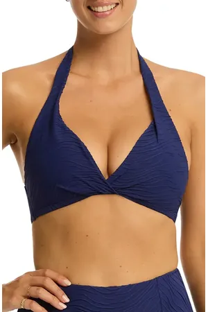 SEA LEVEL De Soleil Twist Front Multifit Bikini Top in at Nordstrom, Size 12