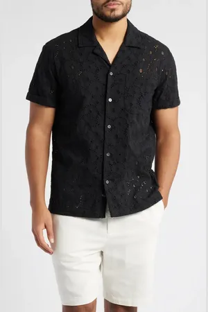 Rails Tyler Eyelet Camp Shirt in at Nordstrom, Size Small
