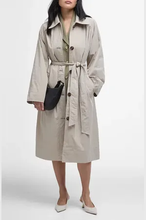 Barbour Garbo Showerproof Trench Coat in at Nordstrom, Size 8 Us