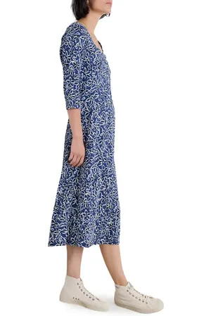 Seasalt Cornwall Secret Cove Print Midi Dress in at Nordstrom, Size 16 Us