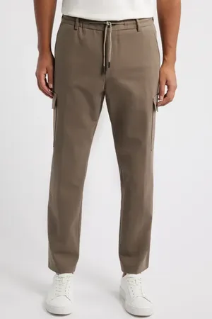 HUGO BOSS Pagol Stretch Cotton Drawstring Pants in at Nordstrom, Size 38 X R