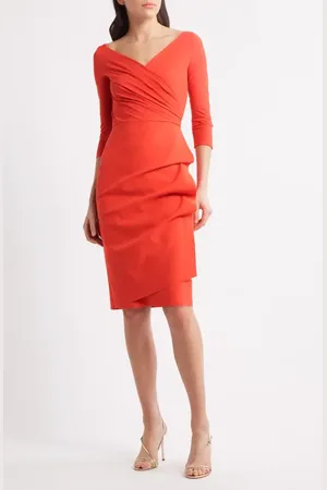 CHIARA BONI Florien Ruched Cocktail Dress in at Nordstrom, Size 2 Us