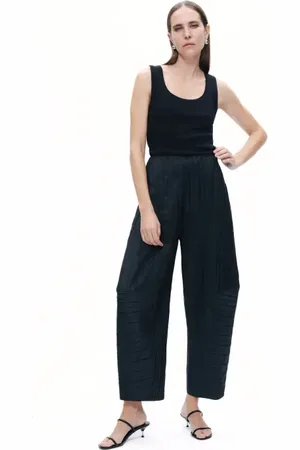 Nocturne Wrinkled Balloon Fit Pants in at Nordstrom, Size Medium