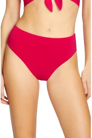 Robin Piccone Ava High Waist Bikini Bottoms in at Nordstrom, Size X-Small