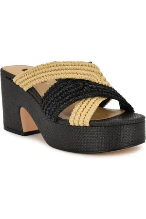 Nine West Bemay Platform Sandal in at Nordstrom, Size 9