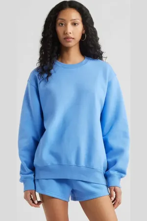 BP. Fleece Detail Oversize Crewneck Sweatshirt in at Nordstrom, Size Small