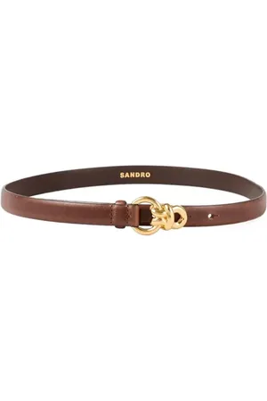 Sandro Slim leather belt in at Nordstrom, Size Large