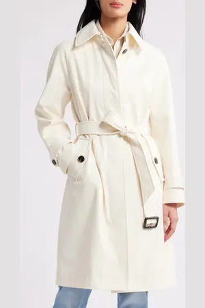 BCBG Max Azria Water Resistant Belted Trench Coat in at Nordstrom, Size X-Small