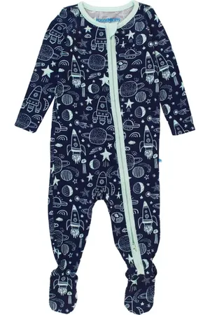 RUGGEDBUTTS SoftSnooze Baby Boys One Piece Footie Pajamas in at Nordstrom, Size 3-6M