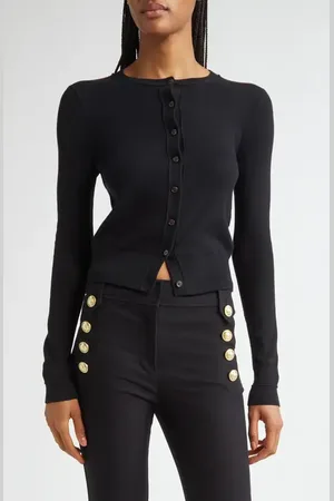 Derek Lam Thibeaut Cotton & Cashmere Cardigan in at Nordstrom, Size Small
