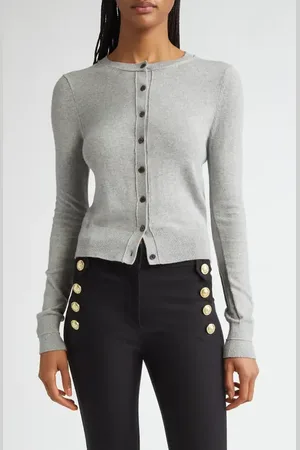 Derek Lam Thibeaut Cotton & Cashmere Cardigan in at Nordstrom, Size Small