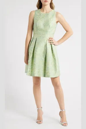 Vince Camuto Jacquard Fit & Flare Dress in at Nordstrom, Size 0