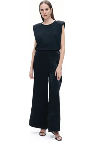 Nocturne Wrinkled Wide-Leg Pants in at Nordstrom, Size Small