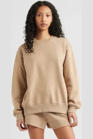 BP. Fleece Detail Oversize Crewneck Sweatshirt in at Nordstrom, Size X-Small
