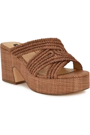 Nine West Bemay Platform Sandal in at Nordstrom, Size 12