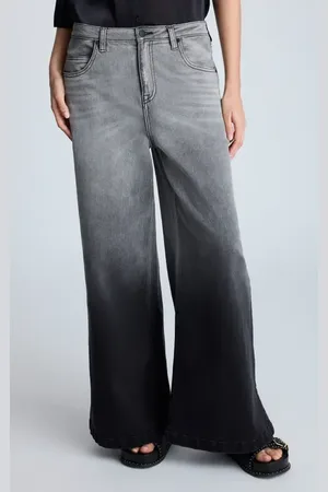 Kenneth Cole Gradient Dyed Wide Leg Jeans in at Nordstrom, Size 2