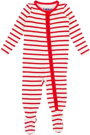 RUGGEDBUTTS Modal Blend Baby Boys One Piece Footie Pajamas in at Nordstrom, Size 0-3M