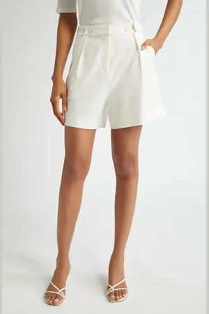 Derek Lam Boswell Pleated Shorts in at Nordstrom, Size 6