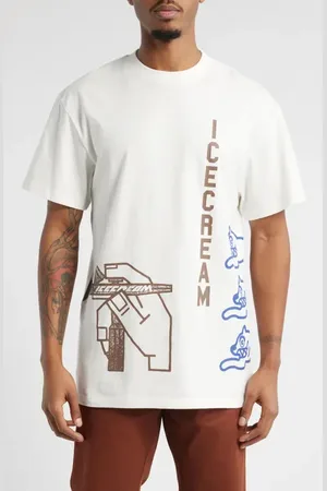 ICECREAM Oversize Spray Graphic T-Shirt in at Nordstrom, Size Medium