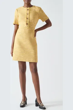 LK Bennett Varley Short Sleeve Tweed Shift Dress in at Nordstrom, Size 4 Us