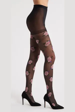 Casa Clara Harper Floral Tights in at Nordstrom