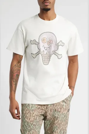 ICECREAM Stones Rhinestone Cotton Graphic T-Shirt in at Nordstrom, Size Medium