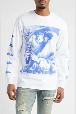 ICECREAM Count Em Long Sleeve Cotton Graphic T-Shirt in at Nordstrom, Size Medium