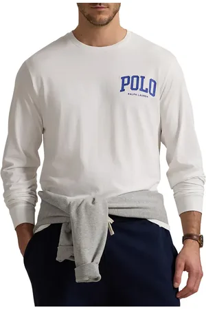 Ralph Lauren Big & Tall Logo Jersey Long-Sleeve T-Shirt in at Nordstrom, Size Xlt