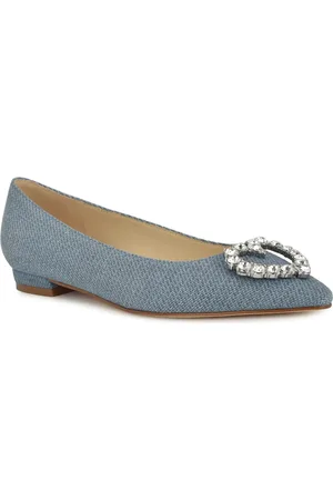 Nine West Hearts Rhinestone Flat in at Nordstrom, Size 10