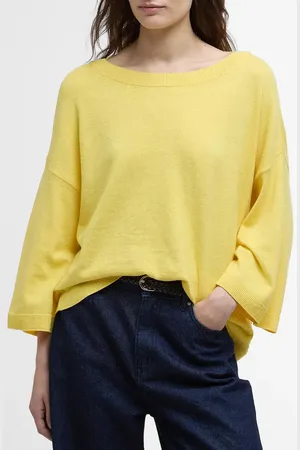 Barbour Lucy Jersey Cotton & Linen Sweater in at Nordstrom, Size 4 Us
